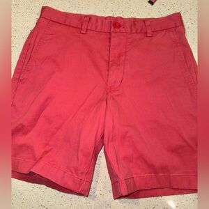 Vineyard Vines Men's 28W Light Red Flat Front 7’ Breaker Shorts